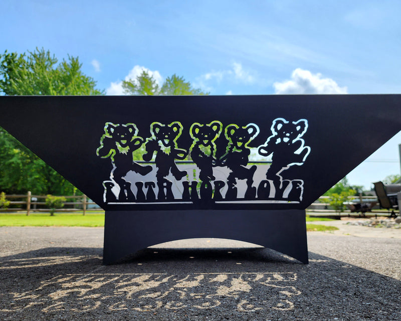 Grateful Dead Dancing Bears | Fire Pit Side Design