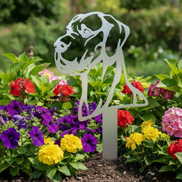 Great Dane Garden Stake