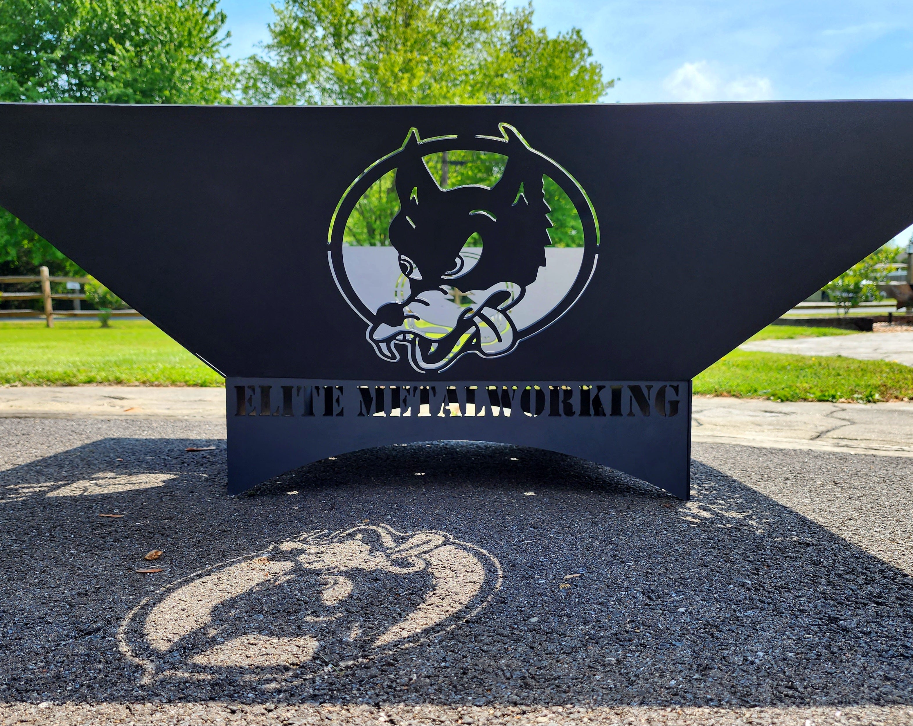 Grateful Dead Dire Wolf- Fire Pit Side Design