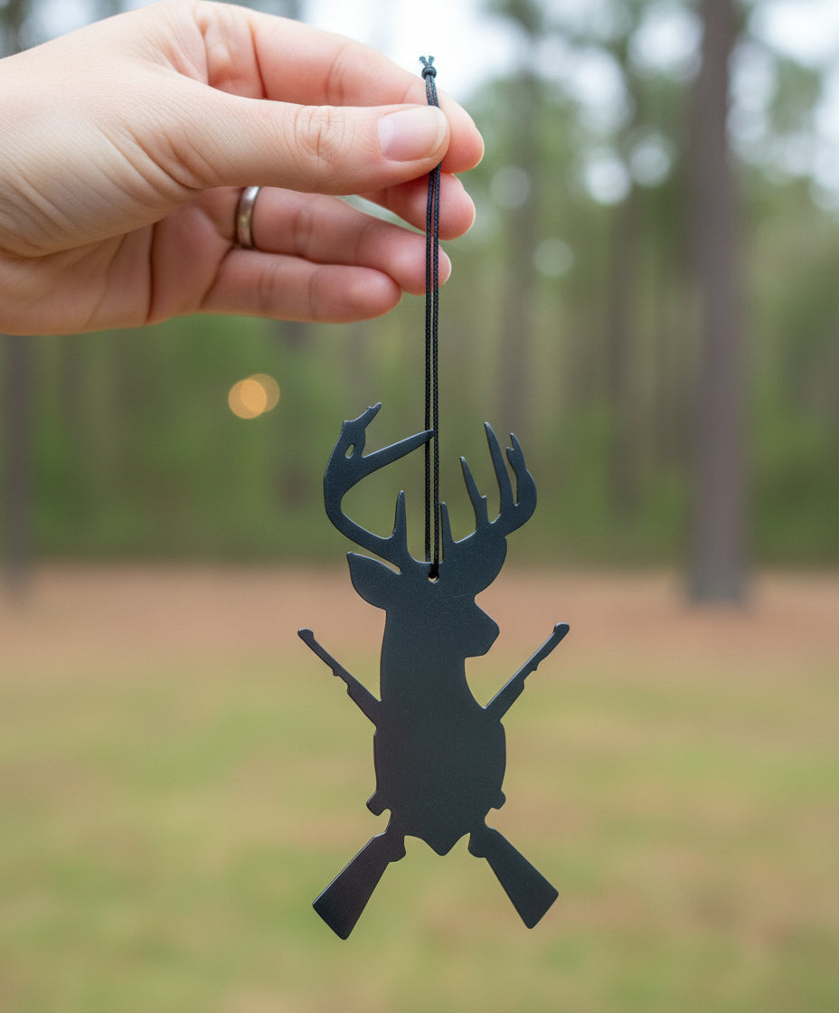 Deer & Guns Ornament