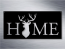 Deer 'Home' Metal Art