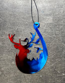 Fishing Hook & Buck Ornament