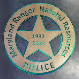 Maryland ranger police emblem by Elite Metalworking