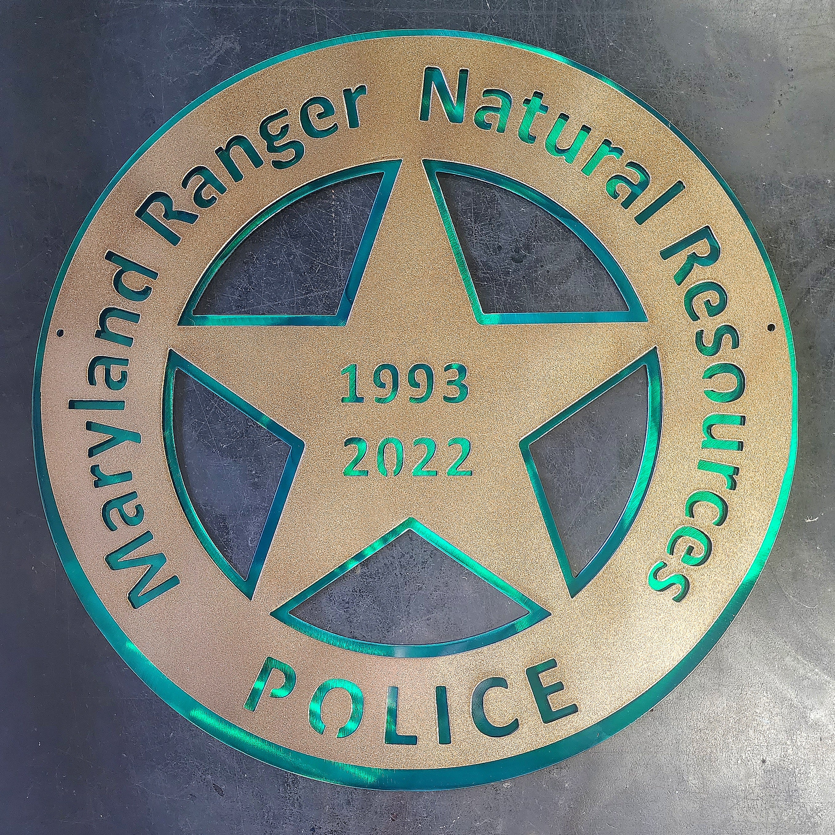 Custom Military & First Responder Signs & Metal Art