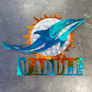 Miami Dolphins Custom Metal