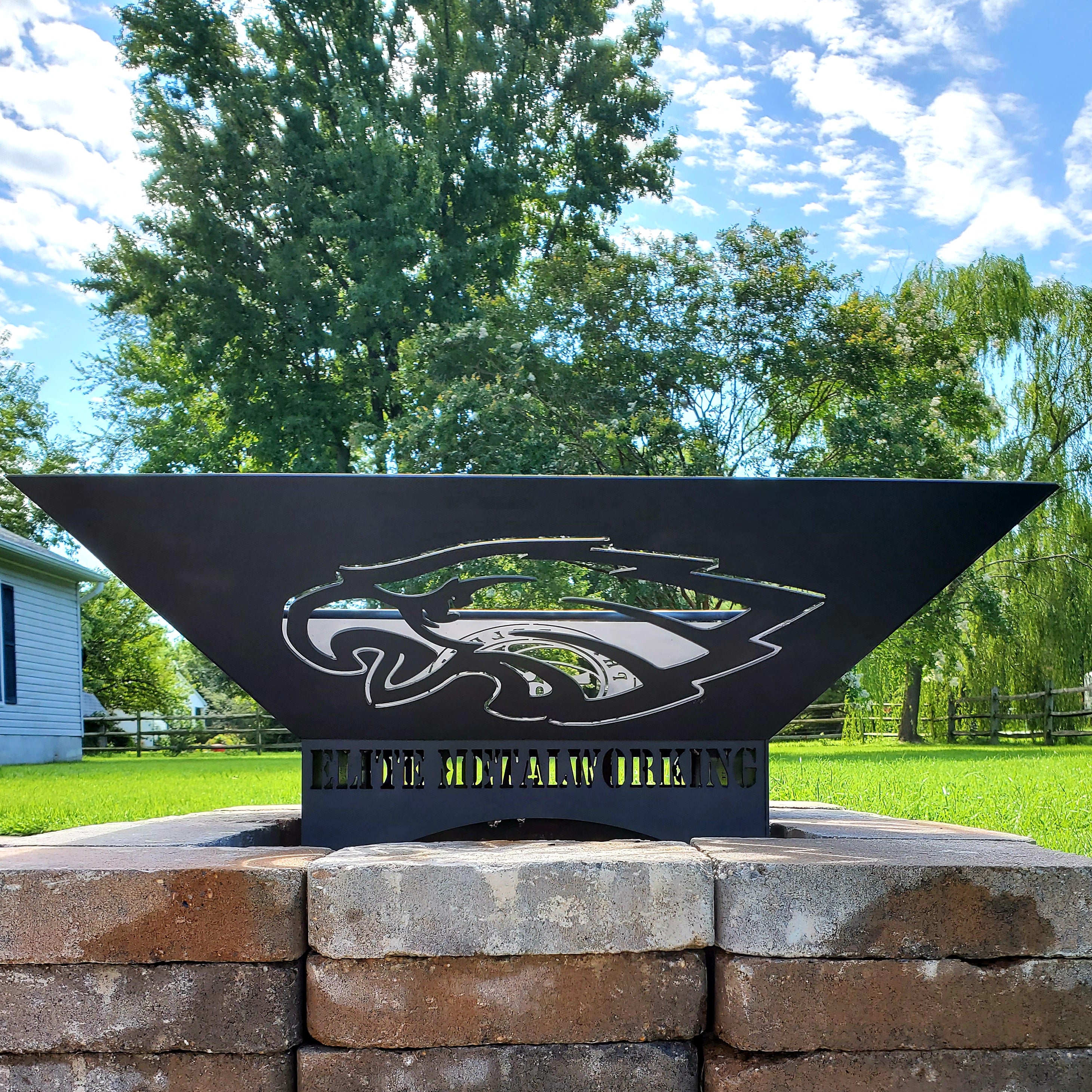 Custom Sports Fire Pit Designs
