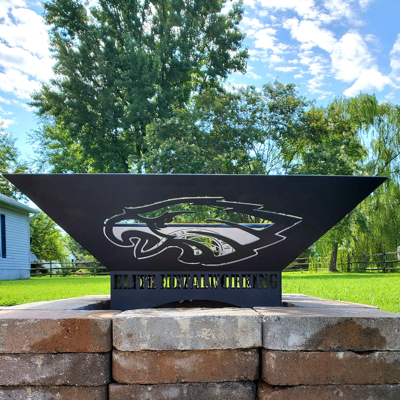 Custom Sports Logos -Fire Pit Side Design