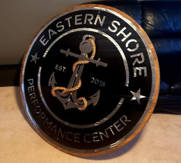 Eastern Shore Performance Center circular logo by Elite Metalworking