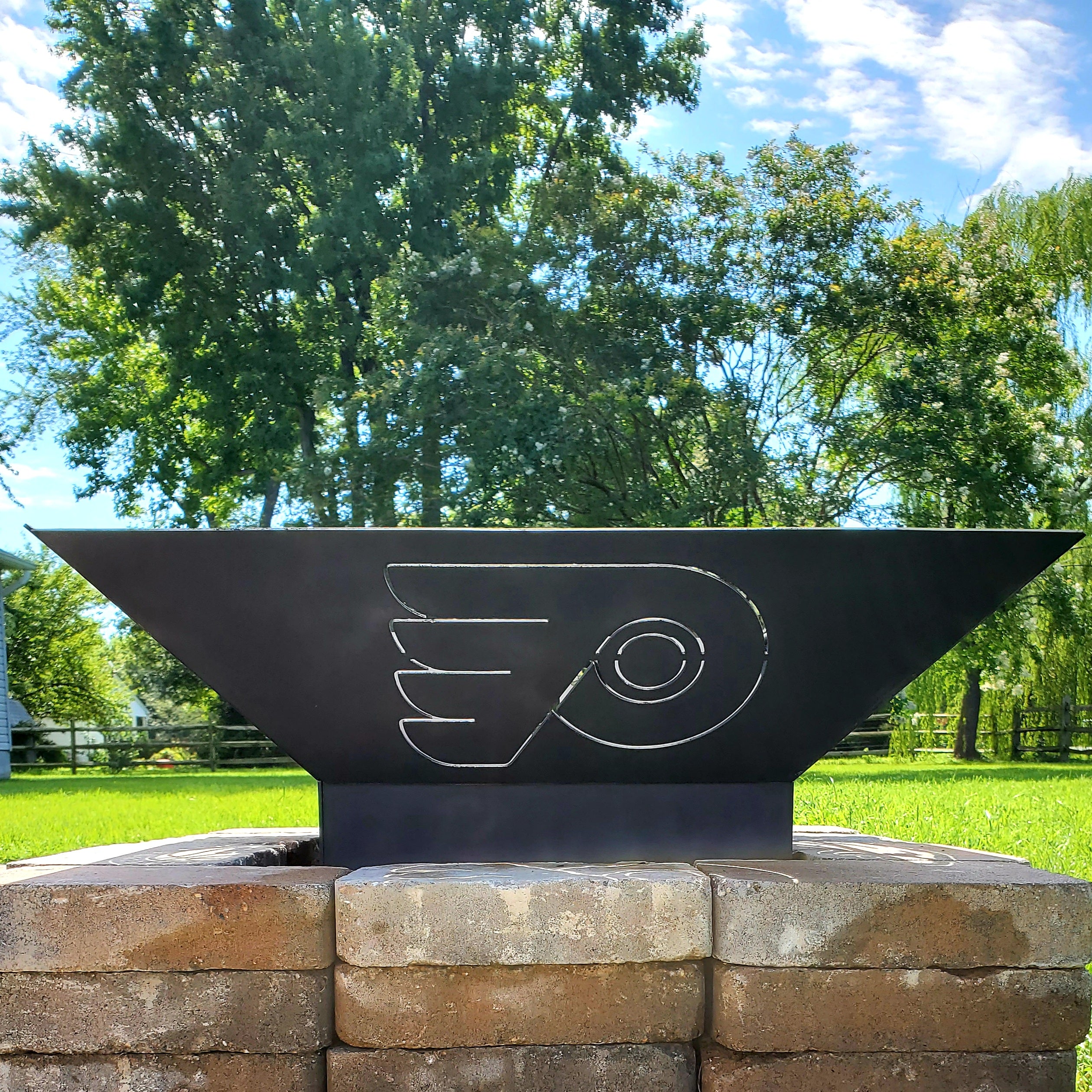 Custom Sports Fire Pit Designs