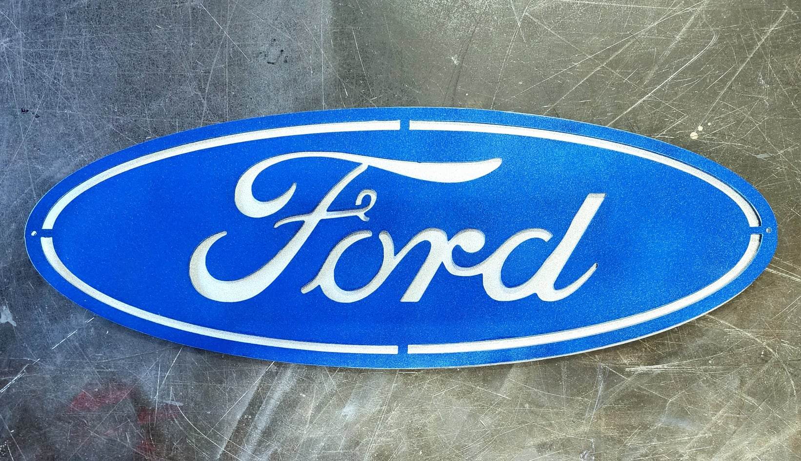 Ford Logo Metal Art