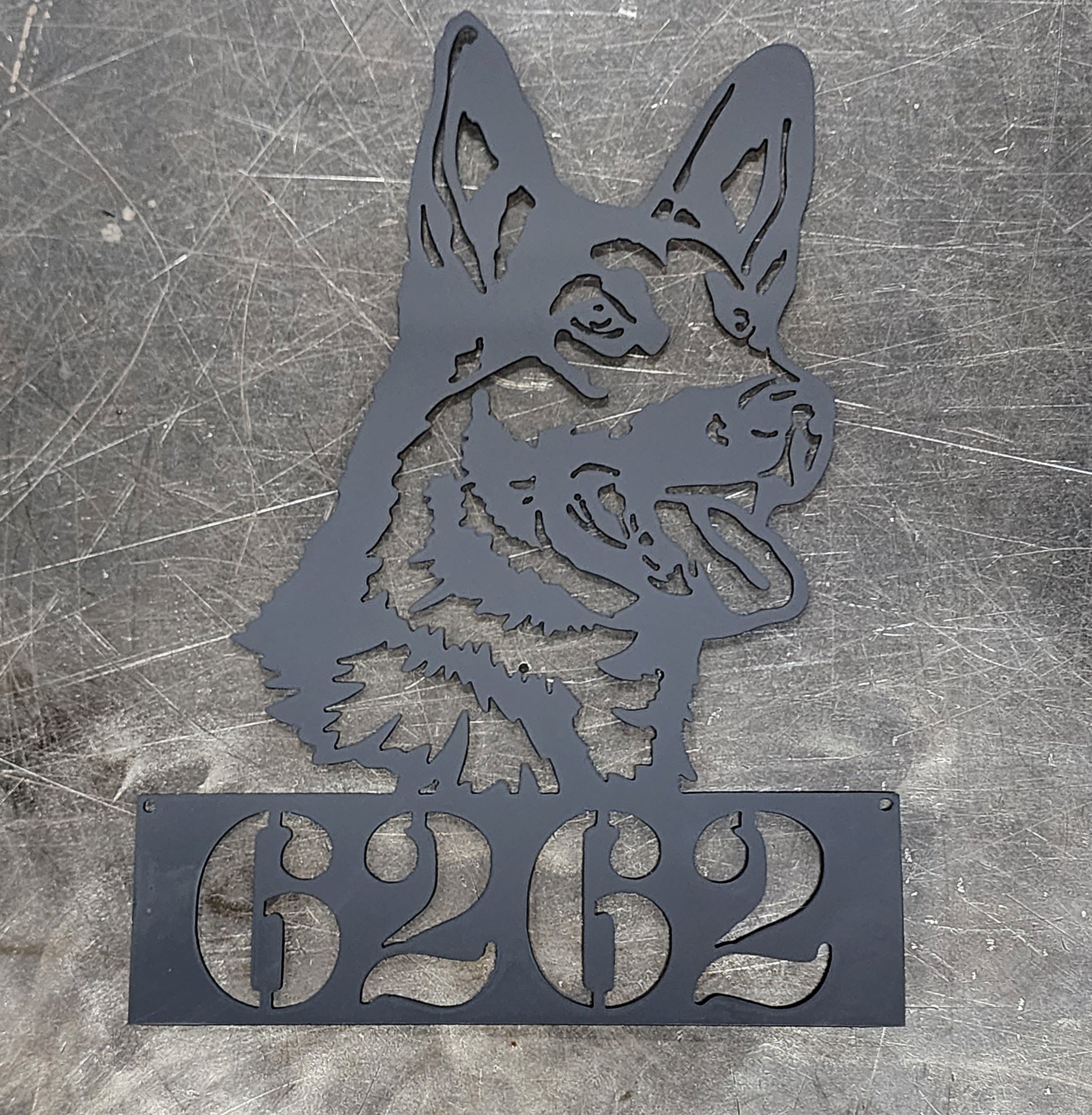 German Shepherd #1 Metal Art