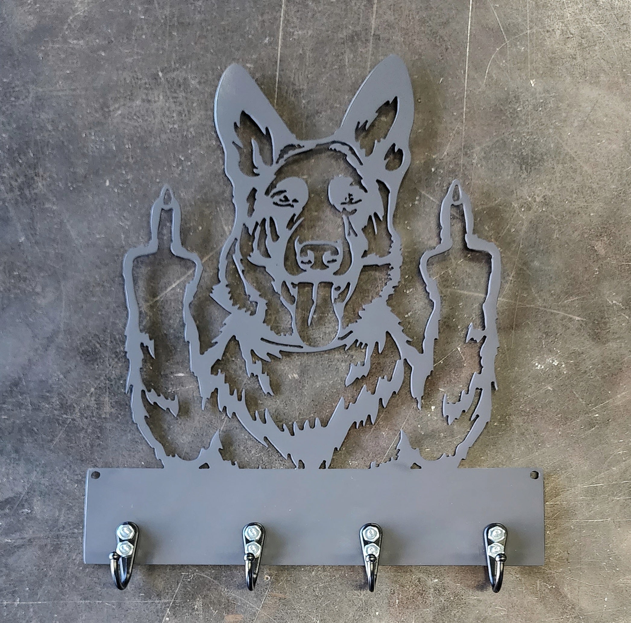 German Shepherd #3 Key & Leash Hanger
