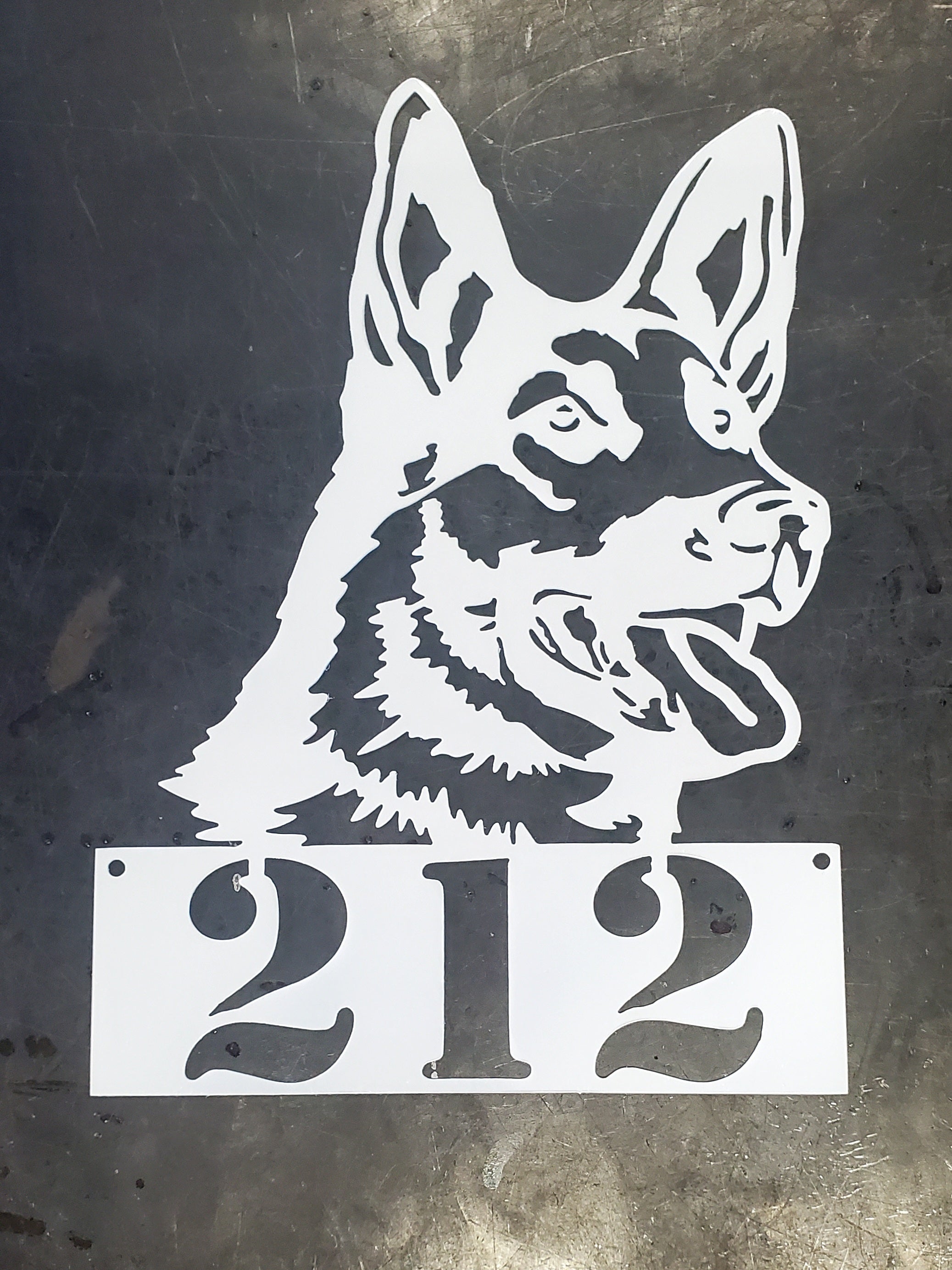 German Shepherd #1 Metal Art
