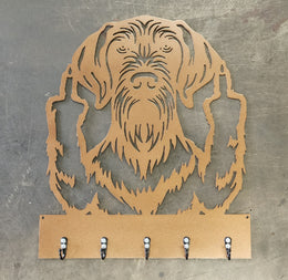 German Wirehaired Pointer Key & Leash Hanger