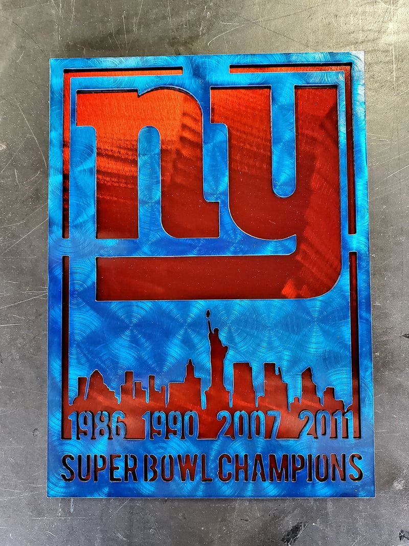 New York Giants Custom Metal