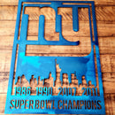 New York Giants Custom Metal