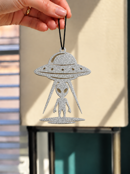 Alien Landing Ornament