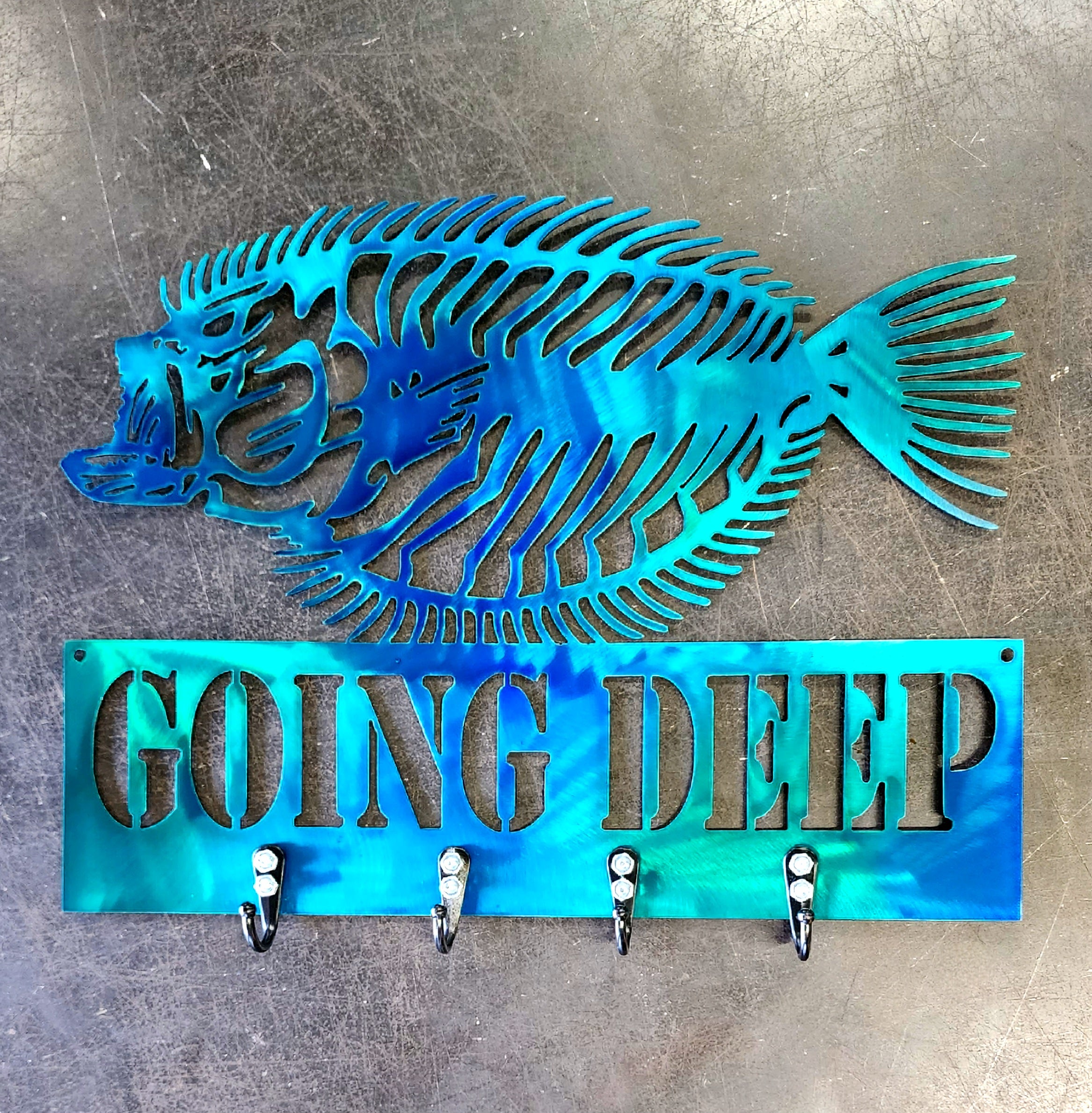 Flounder Key & Leash Hanger