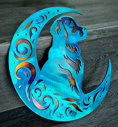 Golden Retriever metal wall art by Elite Metalworking