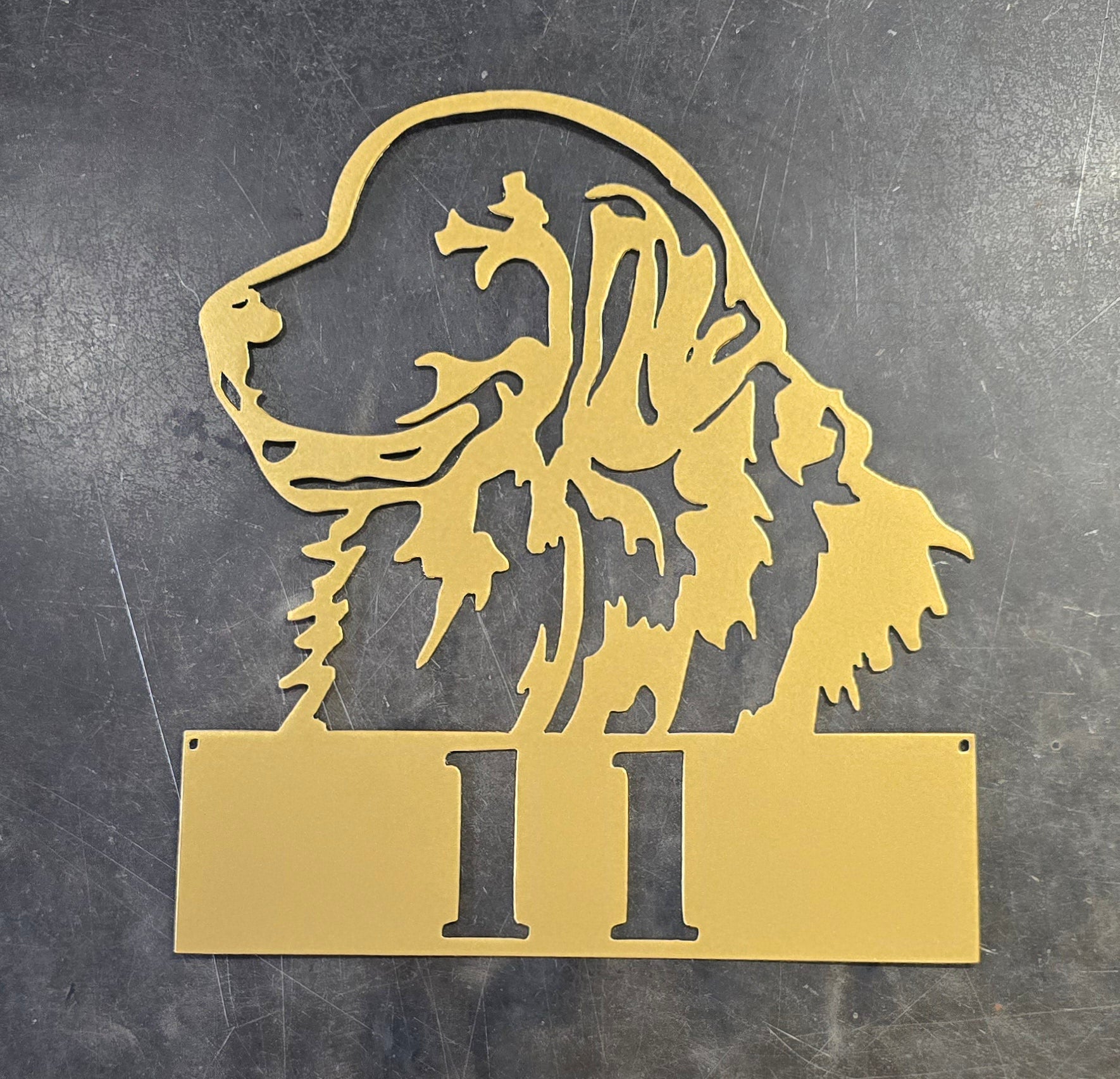 Golden Retriever #1 Metal Art
