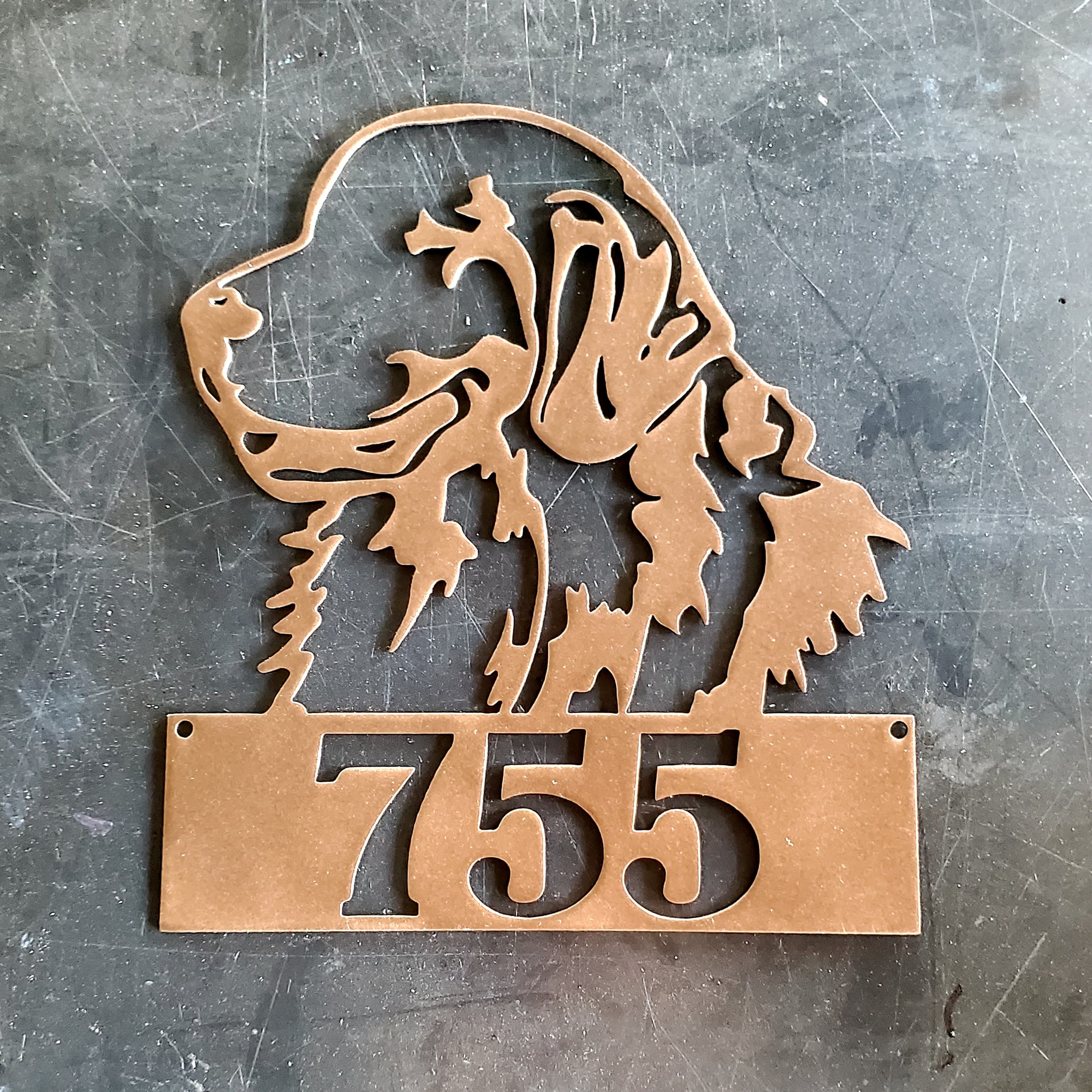 Golden Retriever #1 Metal Art