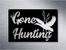Gone Hunting Duck Metal Art