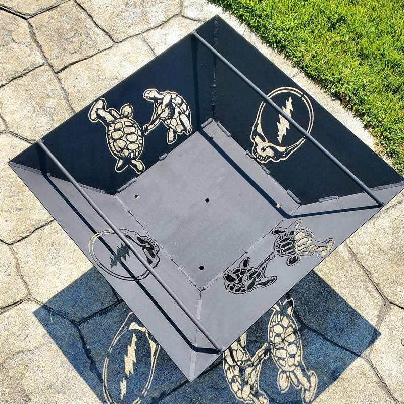 Grateful Dead Dancing Terrapins- Fire Pit Side Design