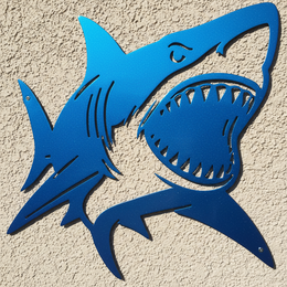 Great White Shark Metal Wall Art