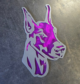 Doberman Pinscher Metal Wall Art