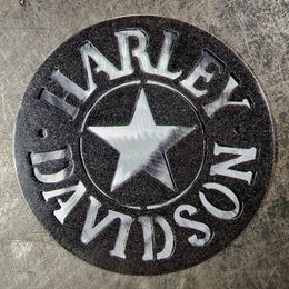 Harley-Davidson round logo by Elite Metalworking