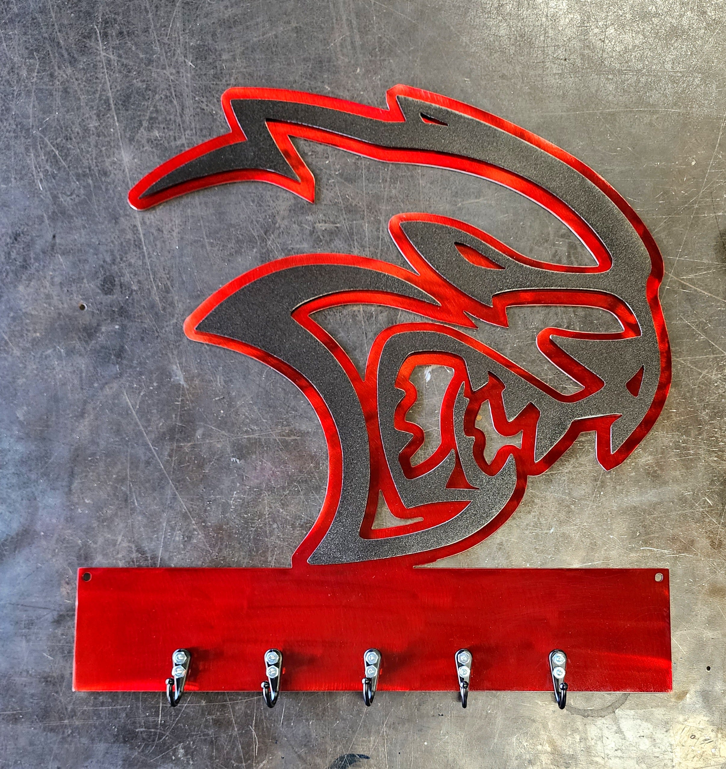 Dodge Hellcat Key & Leash Hanger