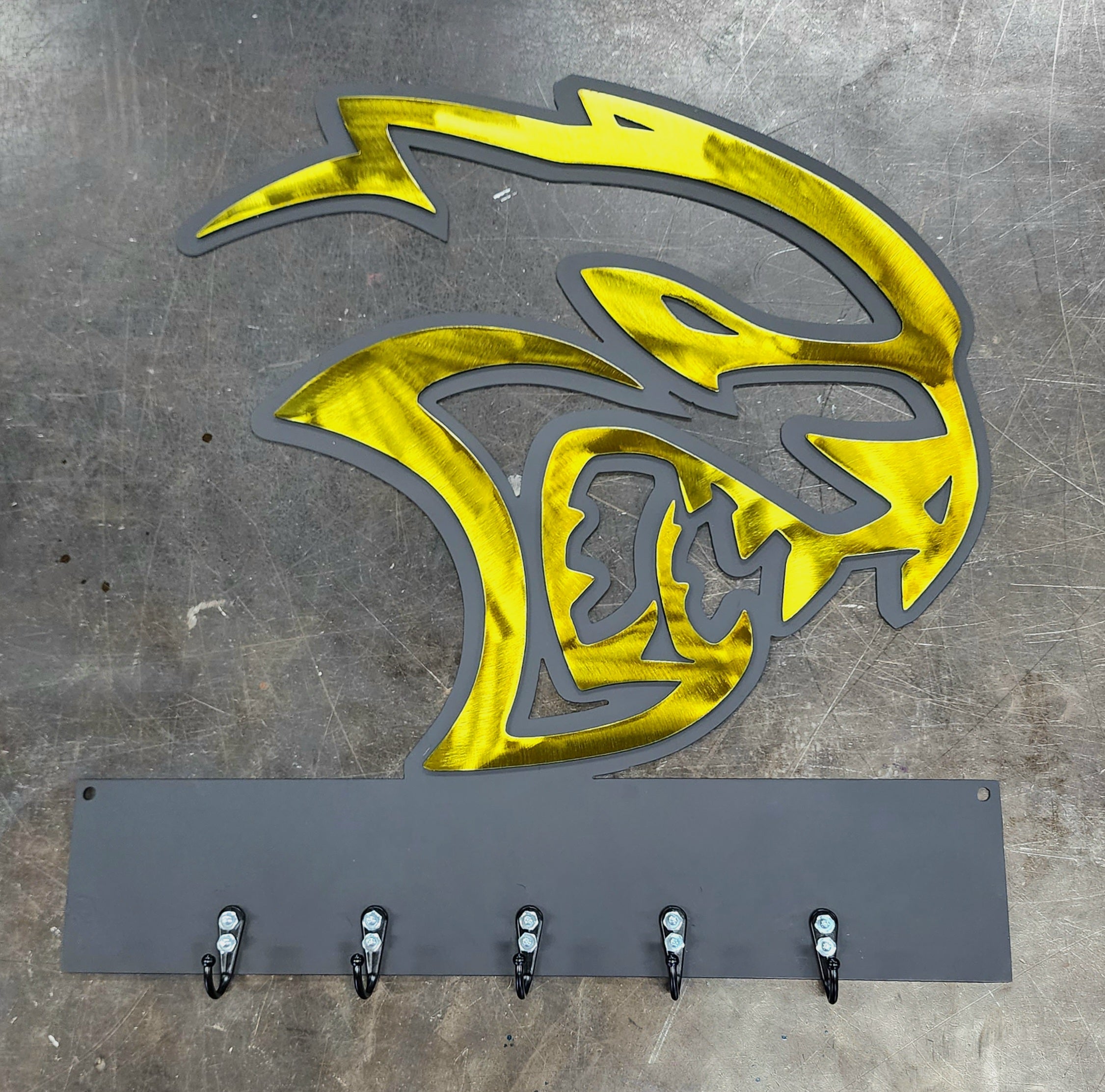 Dodge Hellcat Key & Leash Hanger