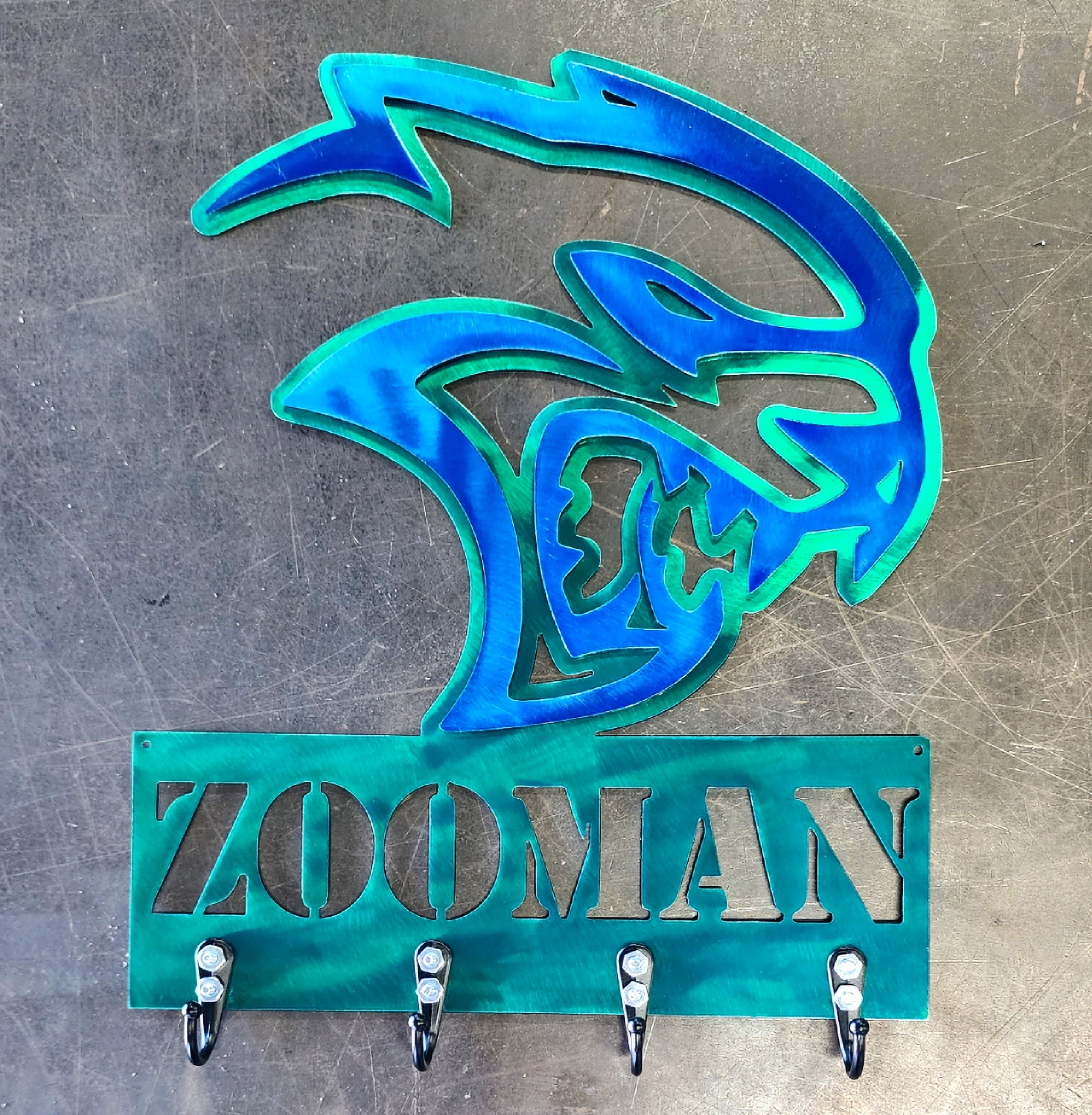 Dodge Hellcat Key & Leash Hanger