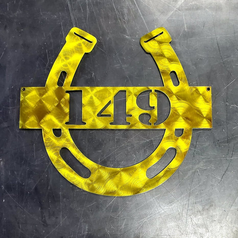 Horseshoe Personalized Sign
