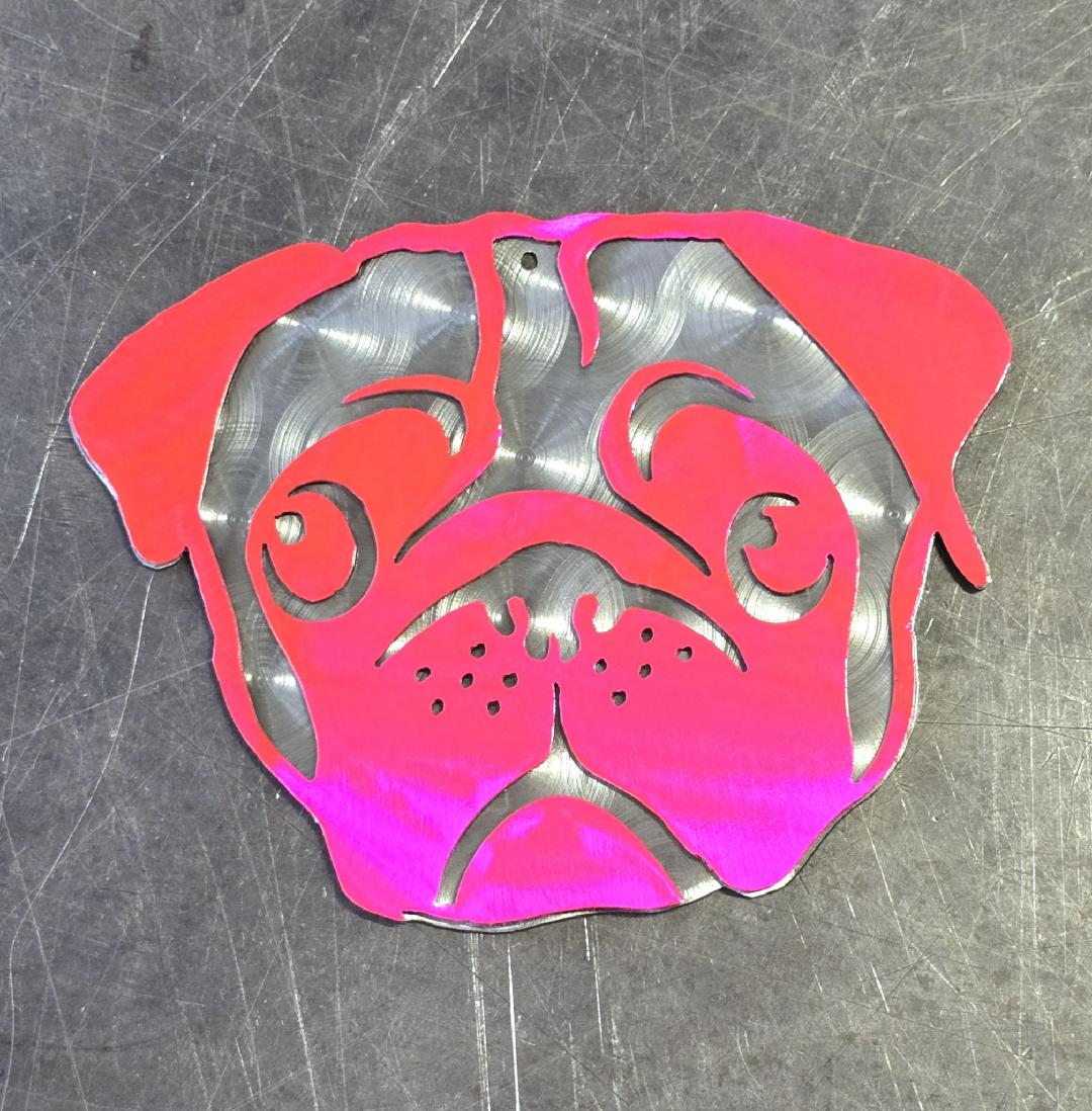 Pug #1 Metal Art