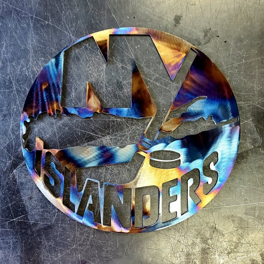 New York Islanders Custom Metal