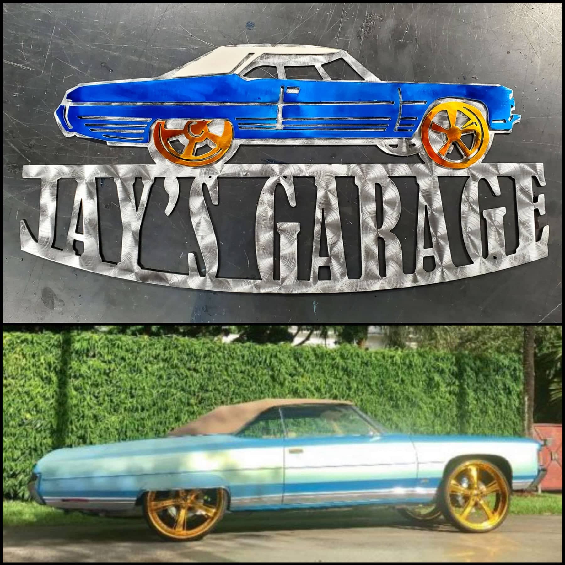Custom Automotive Metal Art