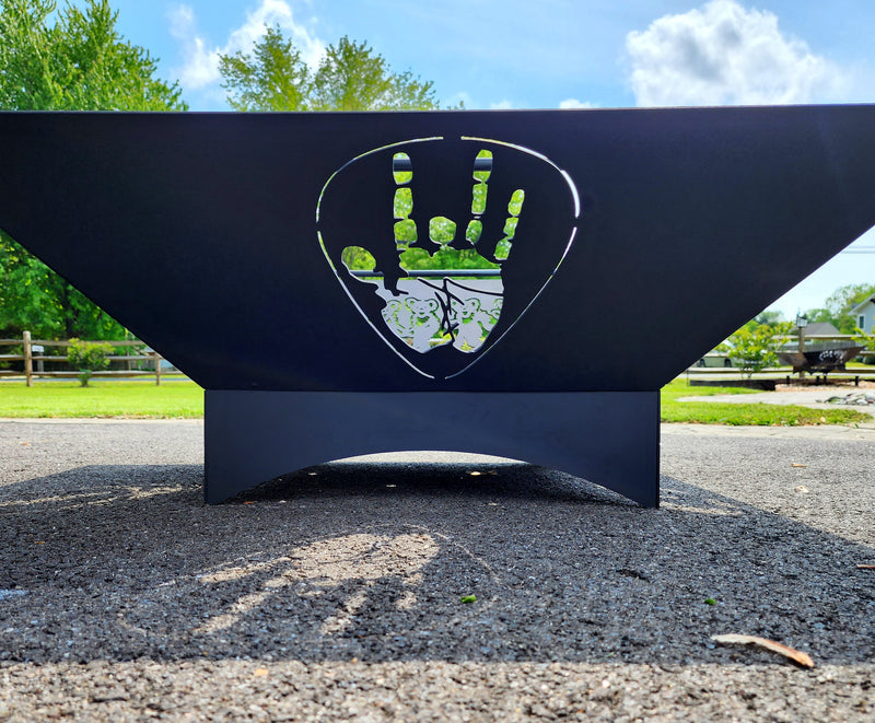 Grateful Dead Jerry's Hand | Fire Pit Side Design