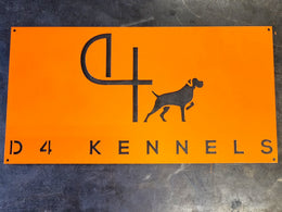 D4 Kennels logo by Elite Metalworking