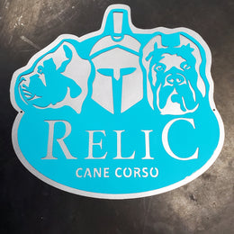Relic Cane Corso kennel logo by Elite Metalworking