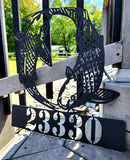 Koi Fish Metal Art
