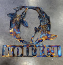 Koi Fish Metal Art