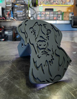 Labrador Retriever Metal Hitch Cover
