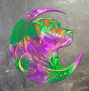 Labrador Retriever "On The Moon" Metal Art