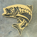 Largemouth Bass Metal Art