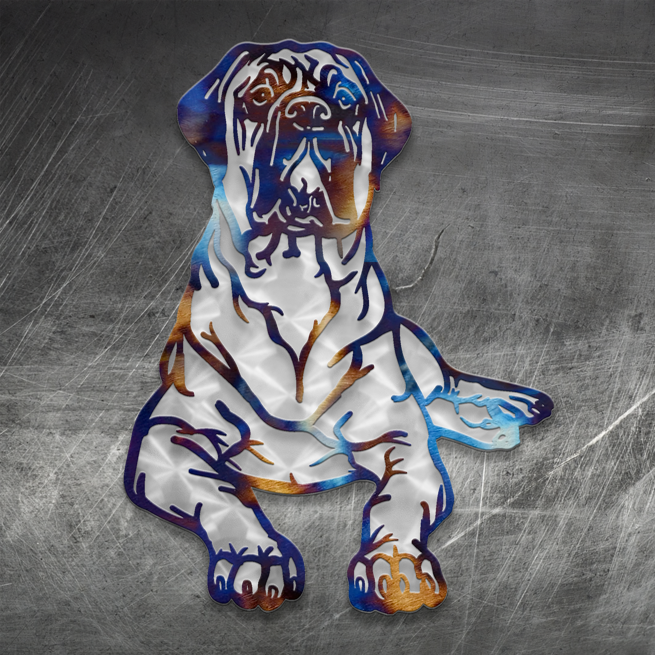 Mastiff #2 Metal Art