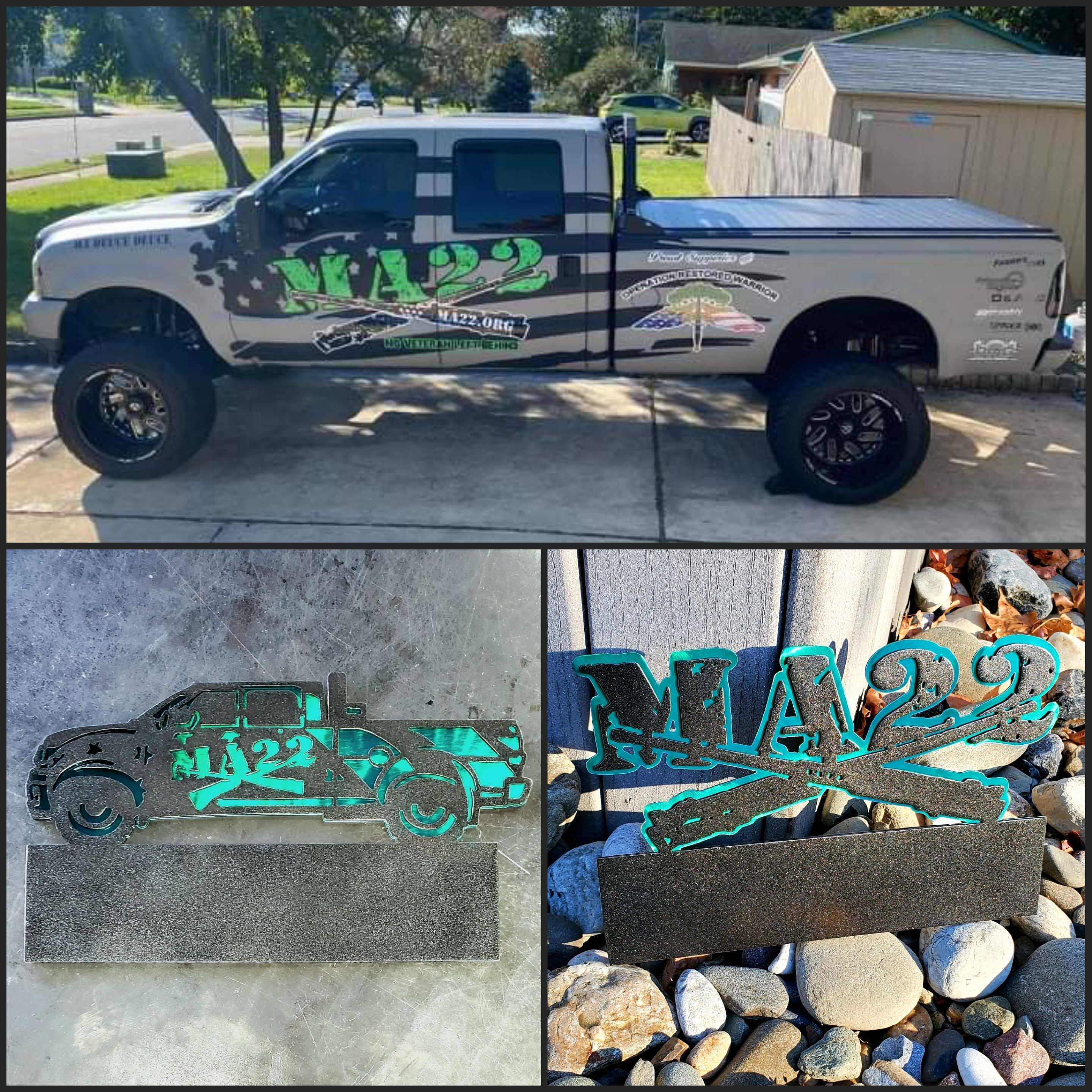 Custom metal art example by Elite Metalworking