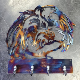 Maltese Key & Leash Hanger