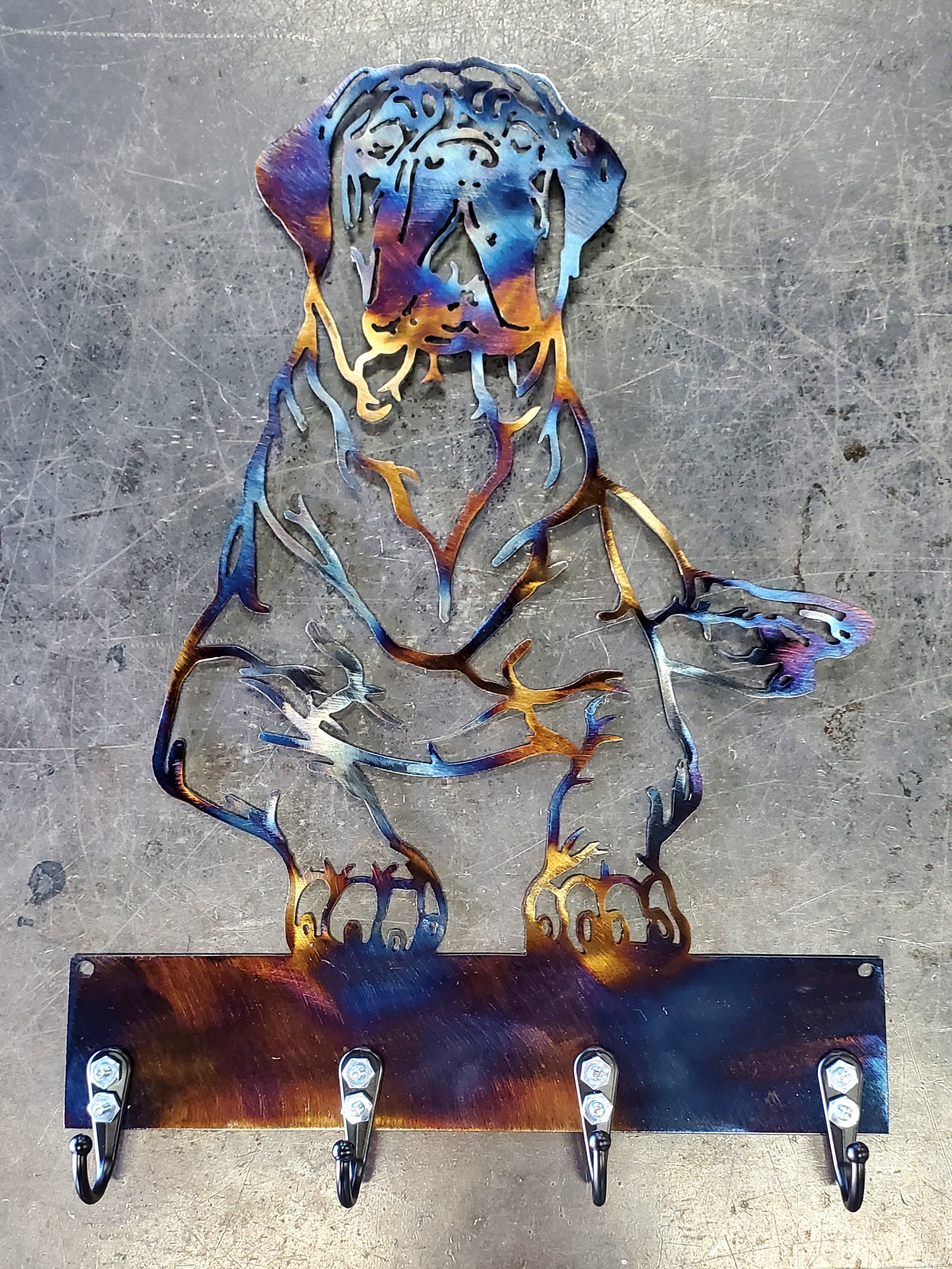 Mastiff #2 Key & Leash Hanger