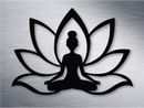 Meditation Lotus Metal Art Metal Art